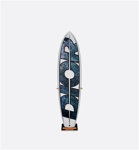 DIOR AND NOTOX Surfboard Gray Board with Navy Blue Dior 